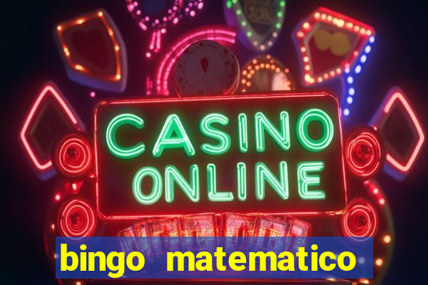 bingo matematico para ensino medio